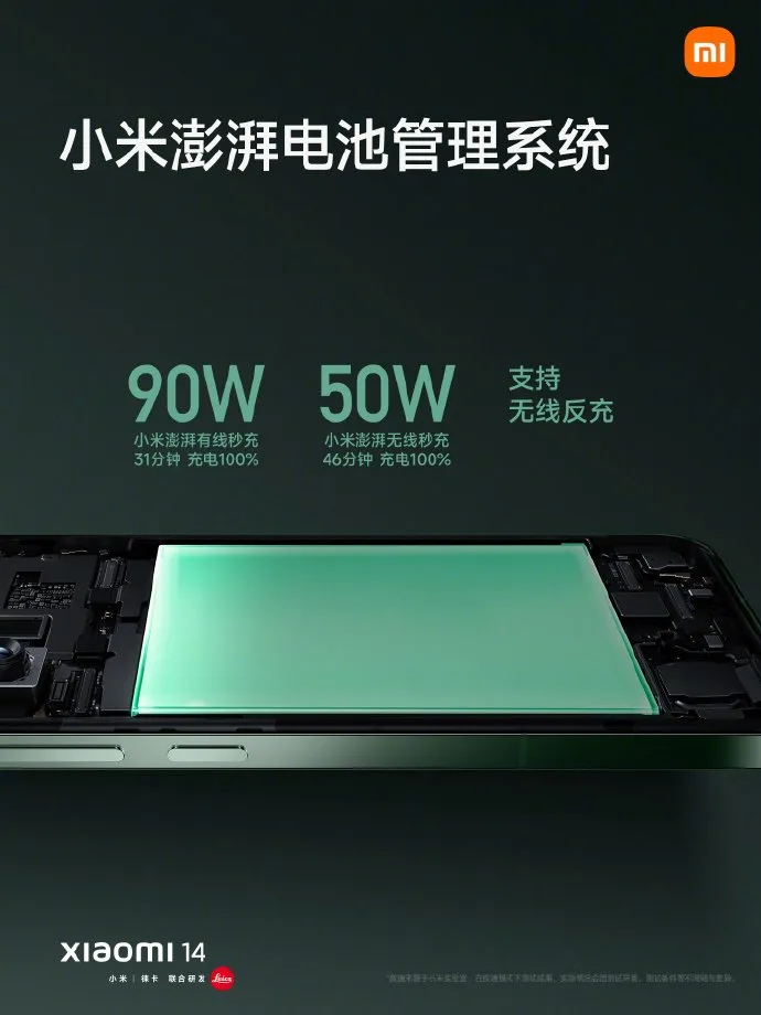 Xiaomi 14 Battery